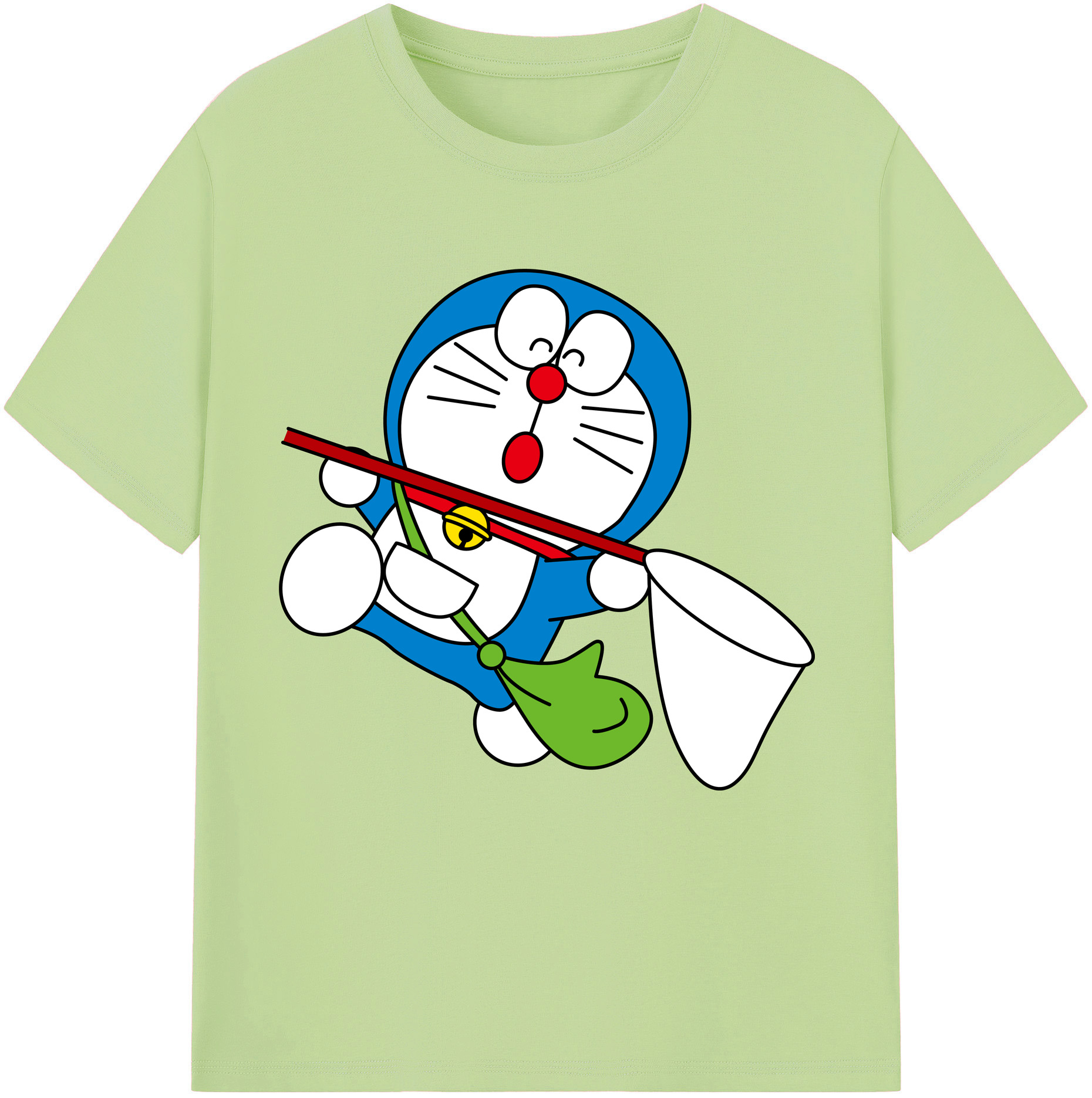 （画像用） ドラえもん Doraemon 綿100％半袖Tシャツ（フロントプリント）